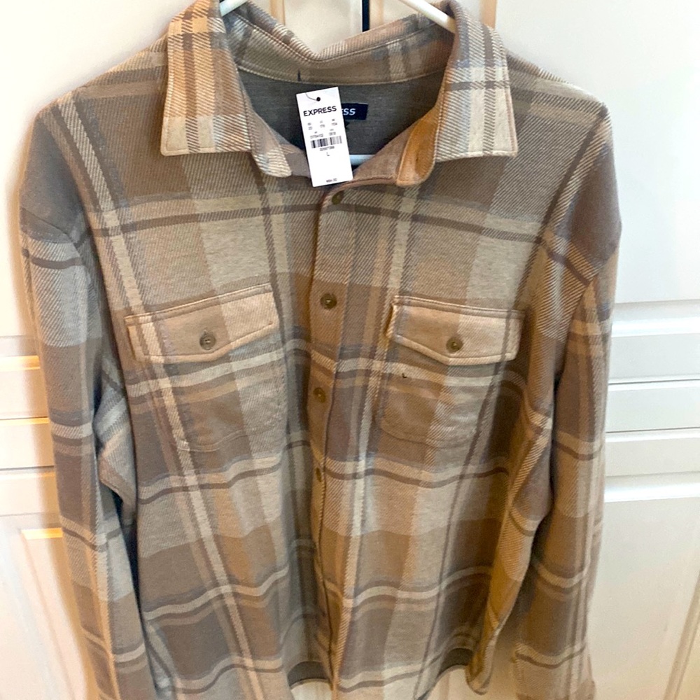 Express Men’s Large Super Soft Flannel Shirt- Brand New